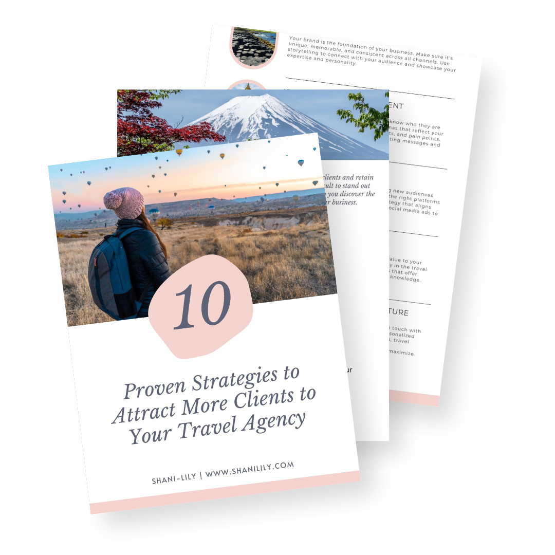 marketing strategies for travel agents